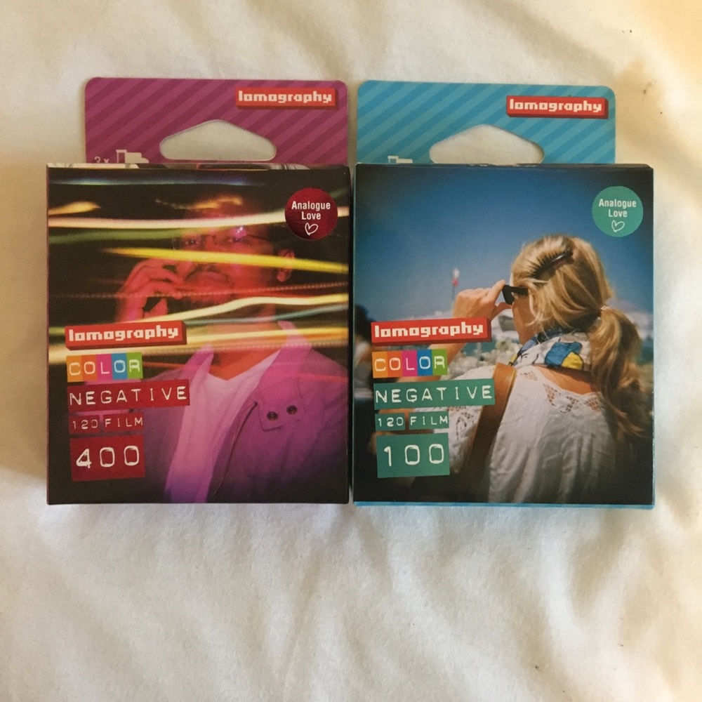 120 Lomography Film; selling the duo for 15!